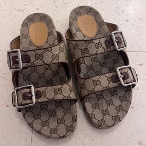 Gucci Mens Slide Sandal with Straps